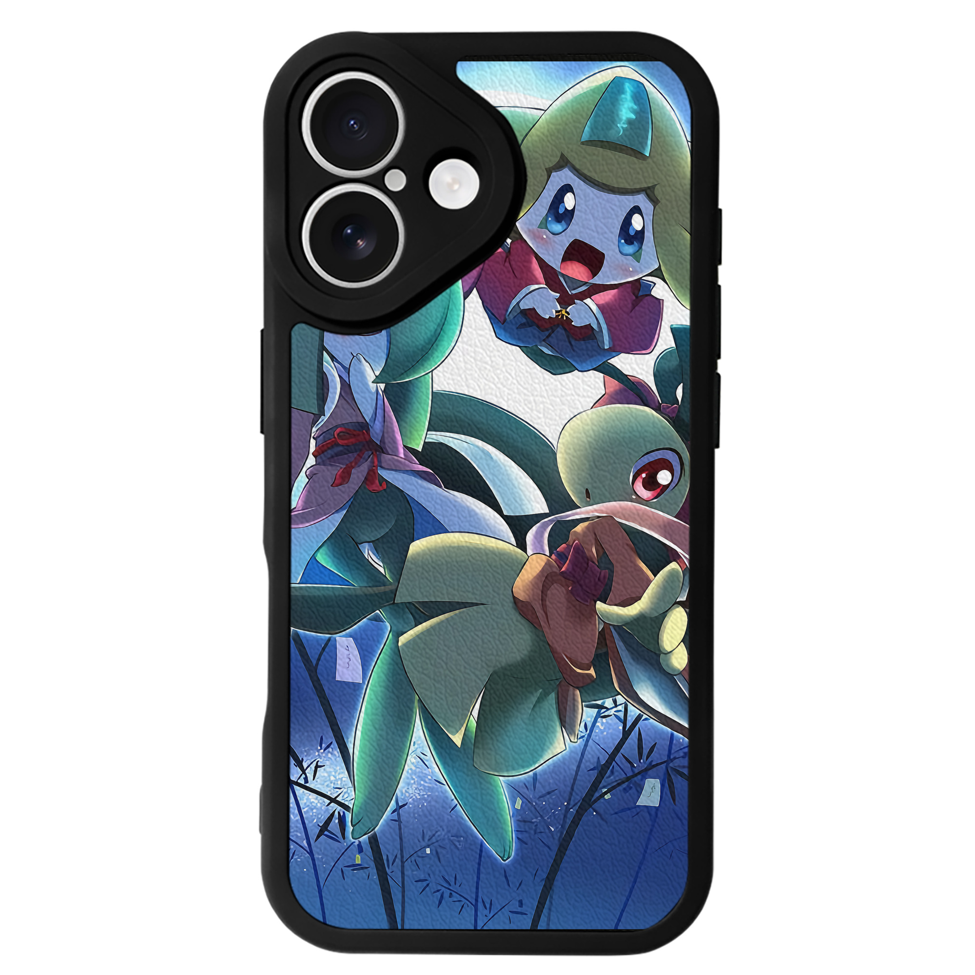 （画像用） ポケットモンスター Pokémon 【iPhone 16シリーズ対応】シリコンスマホケース（レザー調） 材質：シリコン